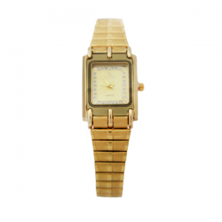 Rizen 18K Gold Electro Plated Watch For Woman, RZ166L